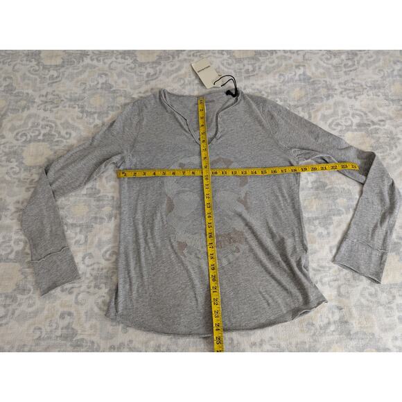 NWT Zadig & Voltaire Tunisien Camo Skull Long Sleeve Top - Picture 13 of 15